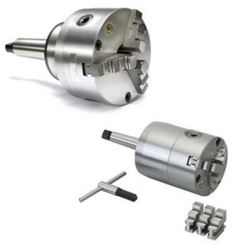 Bison 3-Jaw Self-Centering Chuck with MT Shanks – 7-860-0500