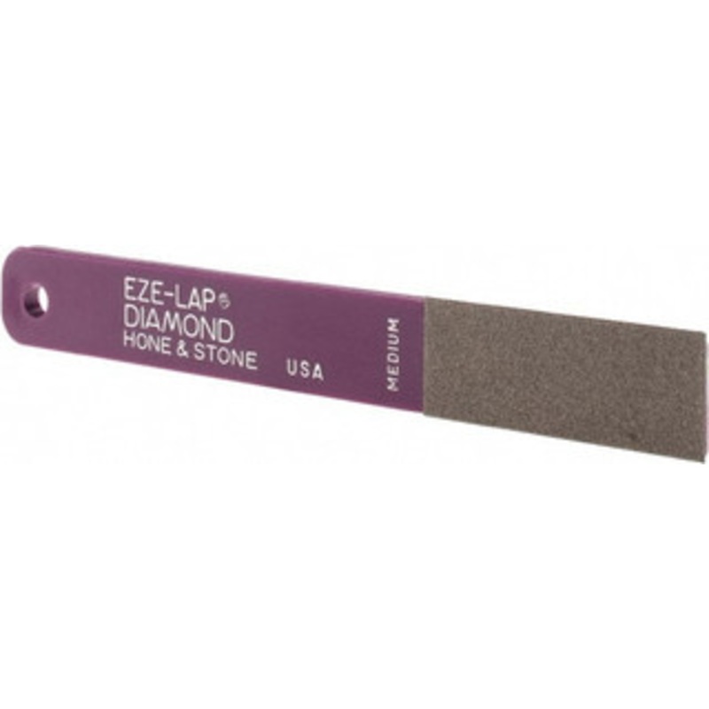 Eze Lap Medium, 2 Length of Cut, Single End Diamond Hone 400 Grit, 3/4 Wide x 3/16 High EZE-LM – 05125224