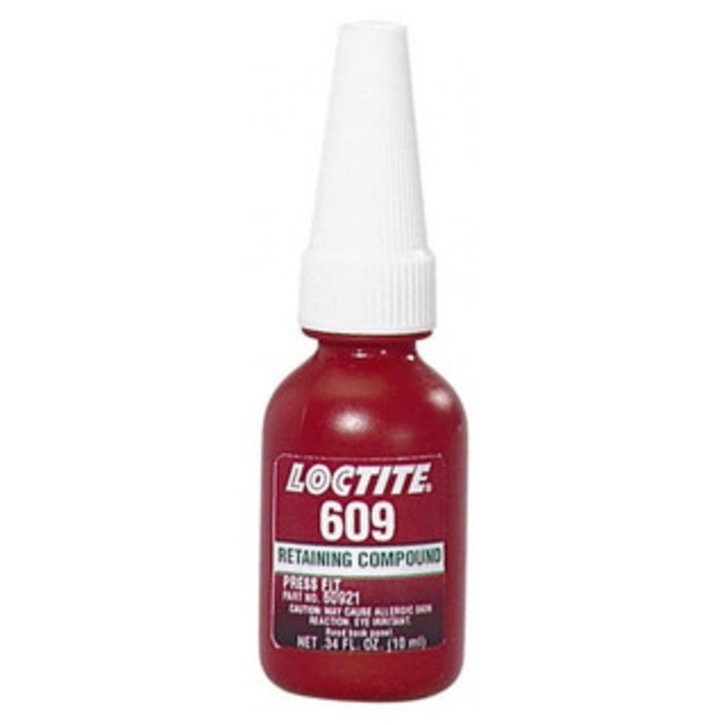 Loctite Medium Strength Liquid Retaining Compound #609, 10 mL – 62-818-0