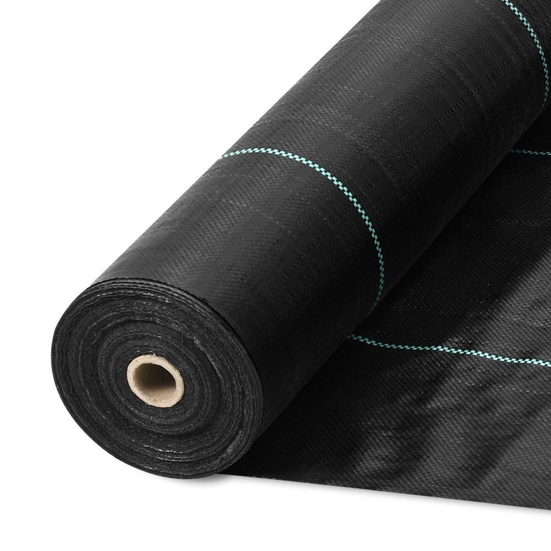 SVOPES Weed Barrier Landscape Fabric, 6 ft. x 100 ft. Heavy Duty Woven PP, Geotextile Landscaping, Driveway, Ground Cover Black | Bigbigmart.com