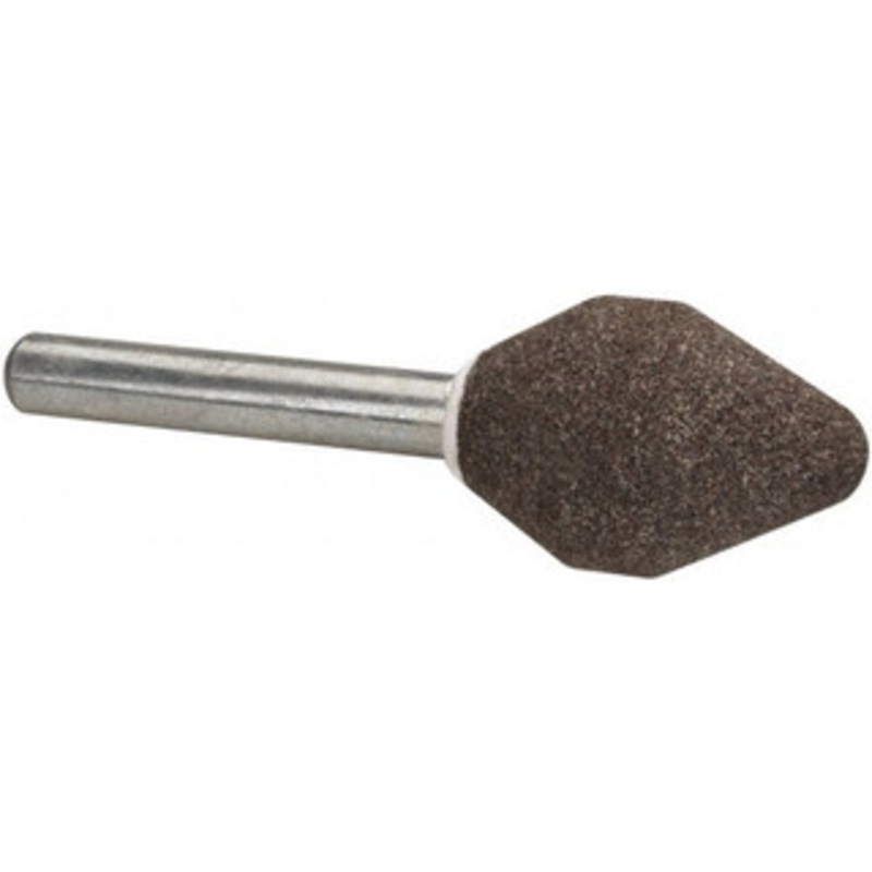 Tru-Maxx 3/4 Head Diam x 1-1/8 Thickness, A6, Flame End, Aluminum Oxide Mounted Point Medium Grade, 60 Grit, 39,000 RPM 66253291639 – 89677637