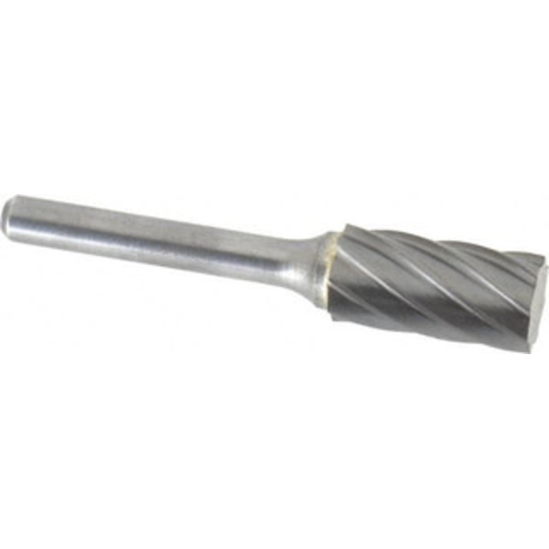 Atrax 1/2 Cut Diam, 1/4 Shank Diam, Fluted Cylinder Burr Flat End, 2-3/4 OAL, 1 LOC SA-5FM-ATX – 85289049