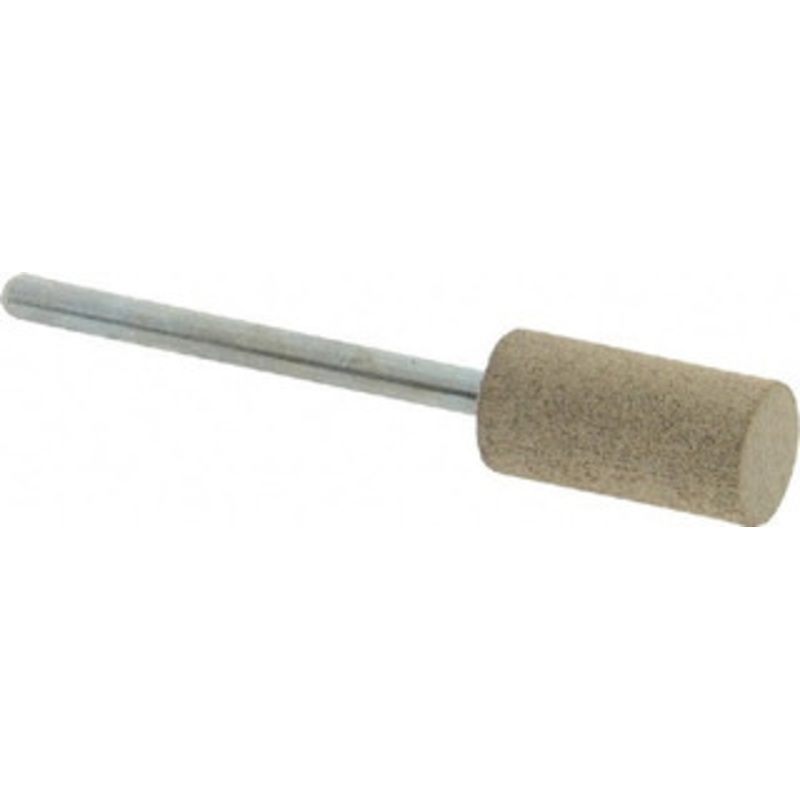 Cratex 3/8 Head Diam x 3/4 Thickness, W177, Cylinder End, Aluminum Oxide Mounted Point Medium Grade, 80 Grit, 17,620 RPM W177A80CXH 1/8 – 03598869