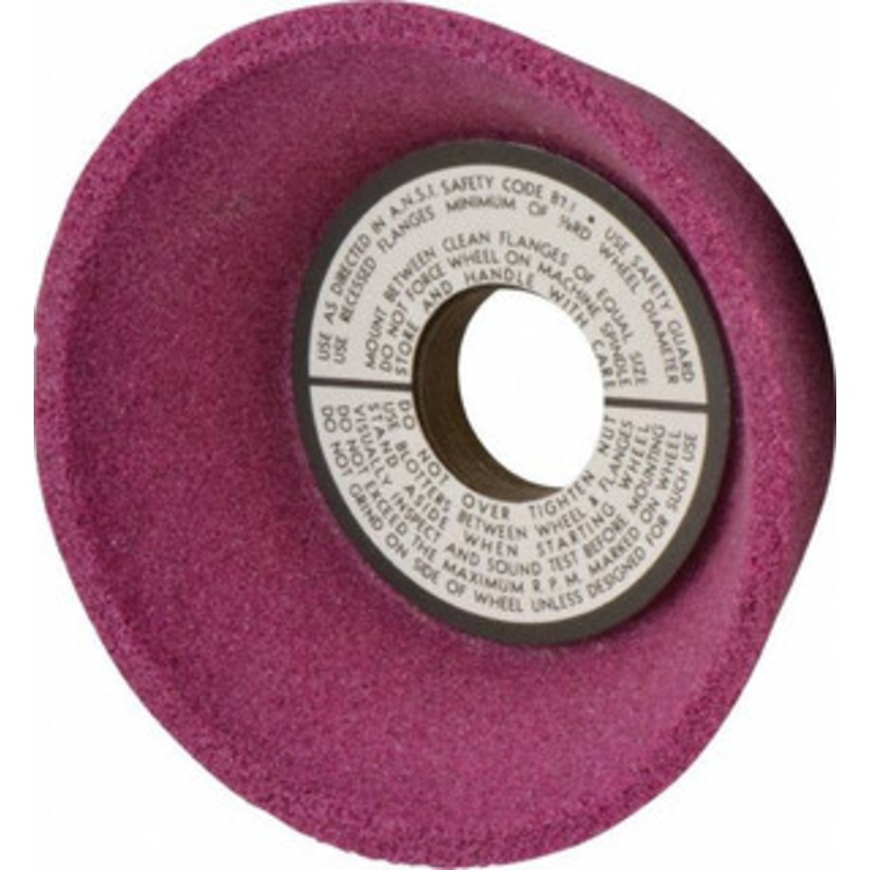 Grier Abrasive 5 Diam, 1-1/4 Hole Size, 2-3/16 Overall Thickness, 46 Grit, Type 11 Tool & Cutter Grinding Wheel Coarse Grade, Aluminum Oxide, H Hardness, Vitrified Bond, 4,966 RPM T11-5/3-3/4R311 – 65881146