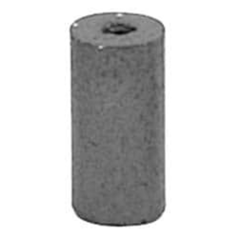 Made in USA 1/4 Max Diam x 1/2 Long, Cylinder, Rubberized Point Coarse Grade, Silicon Carbide, 1/16 Arbor Hole, Unmounted 40-C SPI – 73150369