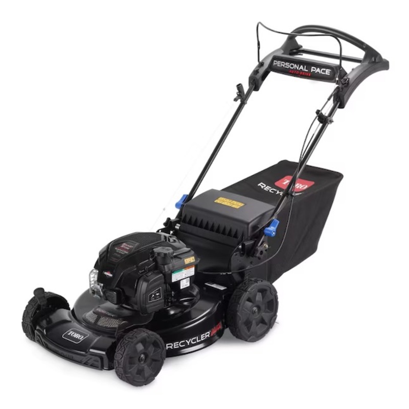 Toro 21485 Recycler Max with Personal Pace and Smart Stow 22-in Gas Self-propelled lawn mower with 163-cc Briggs and Stratton Engine | Bigbigmart.com