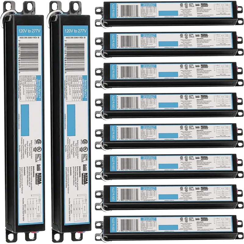 10 Pack – Replacement for ICN-3P32-SC 1, 2 & 3 Lamp T8 Fluorescent Electronic Ballast – 120-277 Volt – Instant Start – UL Approved | Bigbigmart.com