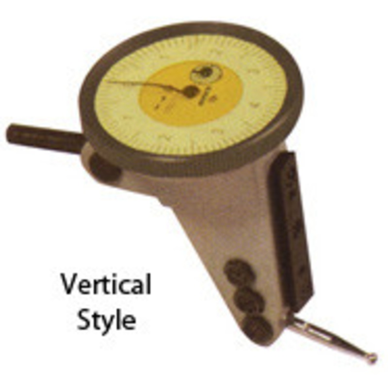 Asimeto Extended Range Dial Test Indicator, Vertical, 0.060 Range, 0.0005 Graduation, 0-15-0 Reading, 1.50 Dial Diameter – 7504563
