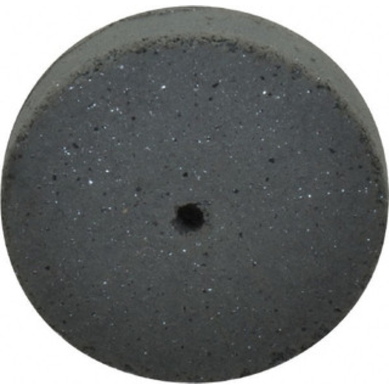 Cratex 1 Diam x 1/16 Hole x 3/16 Thick, Surface Grinding Wheel Silicon Carbide, Coarse Grade, 25,000 Max RPM, Rubber Bond, No Recess 86C – 05086186