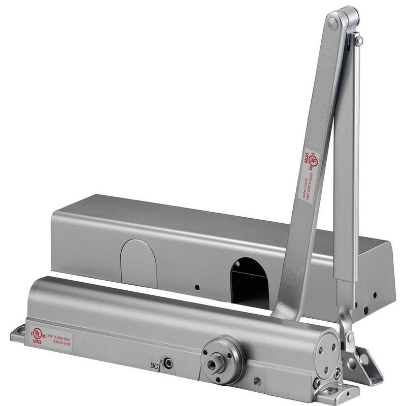 DELANEY HARDWARE 606710 Medium to Heavy Duty Grade1 Cast Iron Body Gray Finish Commercial Door Closer | Bigbigmart.com