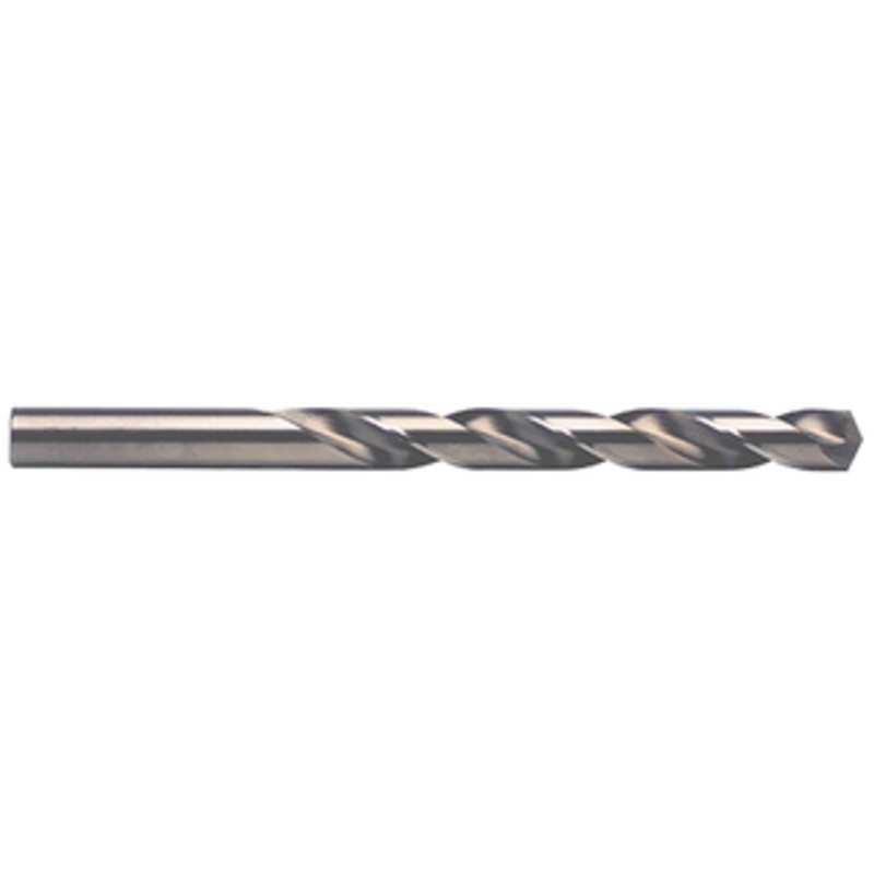 Precise Cobalt 118 Point Jobbers Length Twist Drill, #19 Size, .1660 Decimal Size, 3-1/4 Overall Length