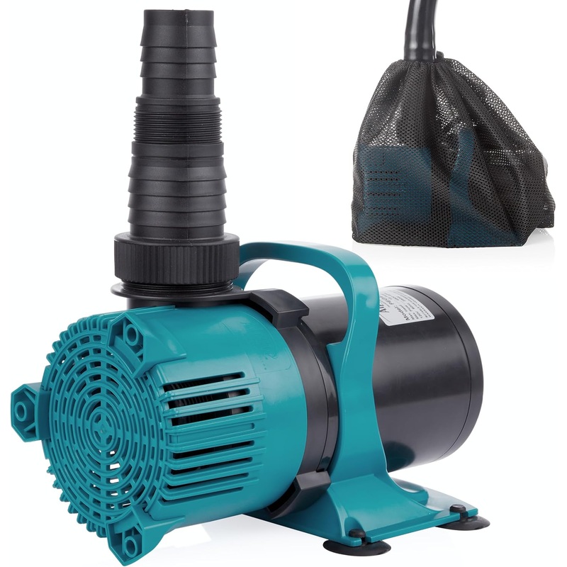 Alpine Corporation 5600 GPH Vortex Energy-Saving Pump for Ponds, Fountains, Waterfalls, and Water Circulation | Bigbigmart.com