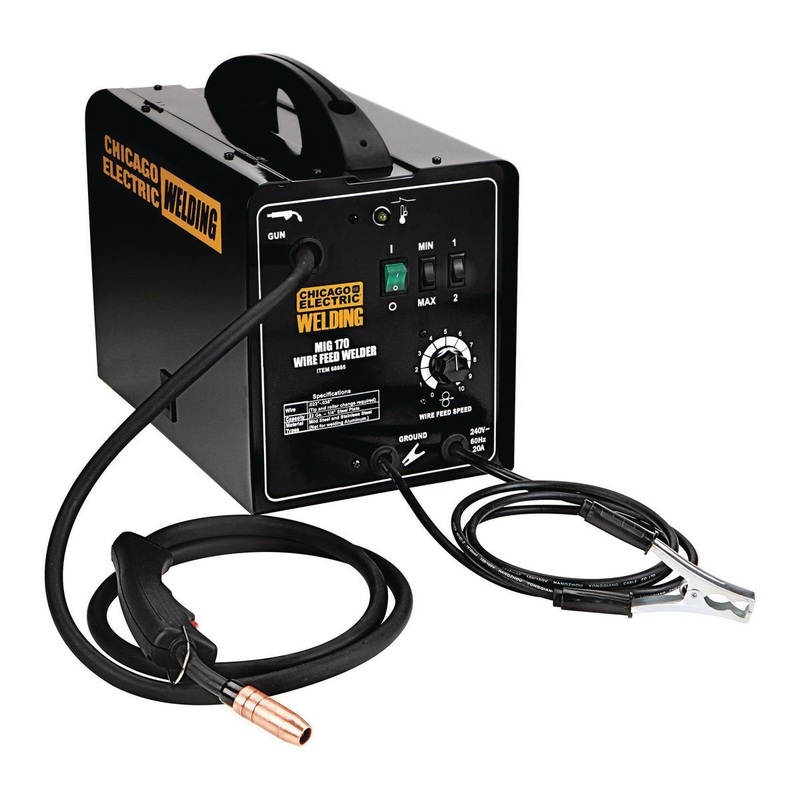 CHICAGO ELECTRIC 170 Amp-DC, 240v, MIG/Flux Cored Welder | Bigbigmart.com