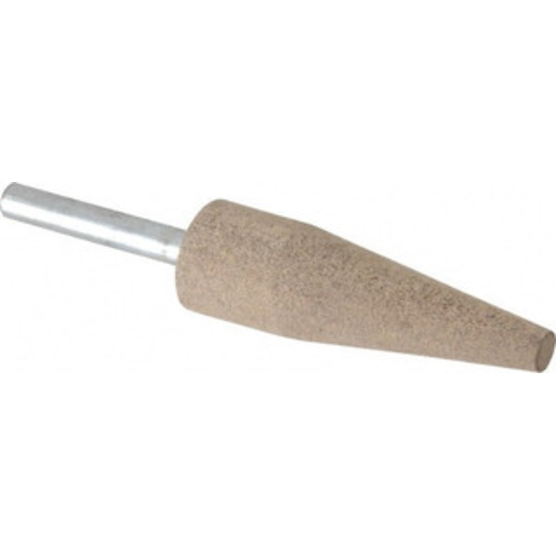 Cratex 3/4 Head Diam x 2-1/2 Thickness, A1, Cone End, Aluminum Oxide Mounted Point Medium Grade, 80 Grit, 13,120 RPM A1A80CXG14 – 67186478