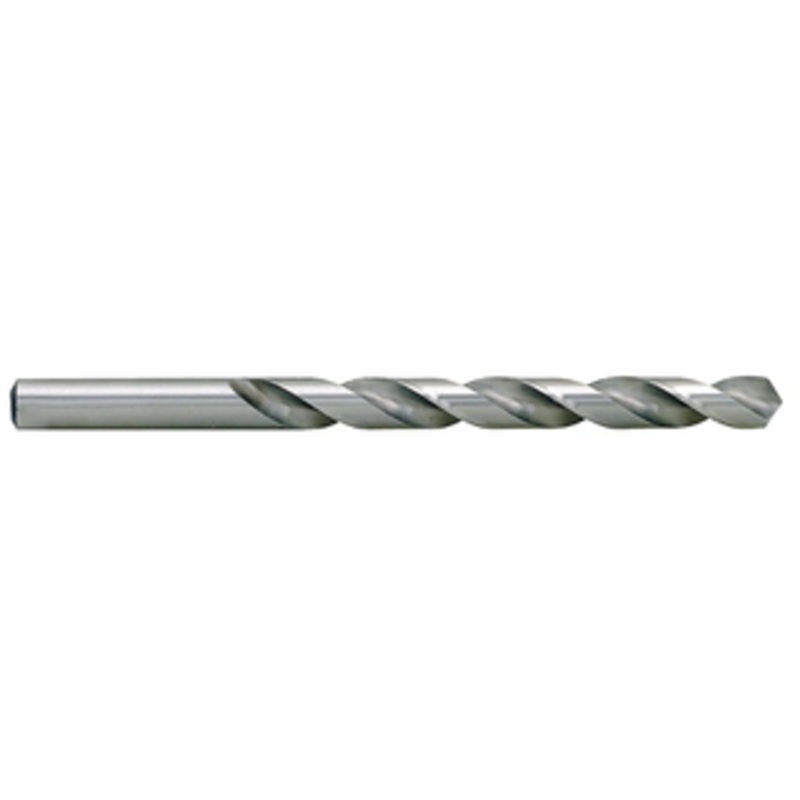 Precise H.S.S. Bright Finish Jobbers Length Twist Drill, Size #7, .2010 Decimal Size, 3-5/8 Overall Length