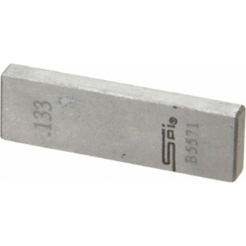 Rectangular Steel Gage Block, Grade 0, Size: 0.13300 – 12-683-9