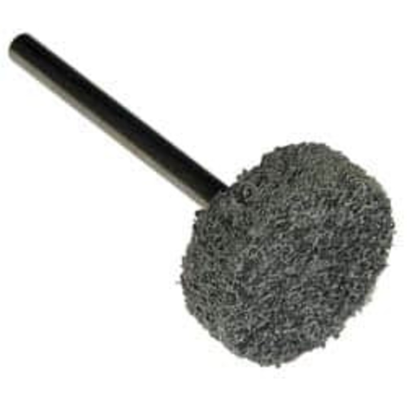 Grier Abrasive 3/8 Head Diam x 1/4 Thickness, W174, Cylinder End, Aluminum Oxide Mounted Point Green-Gray, Medium Grade, 69,000 RPM W174-N3-17564 – 04692356