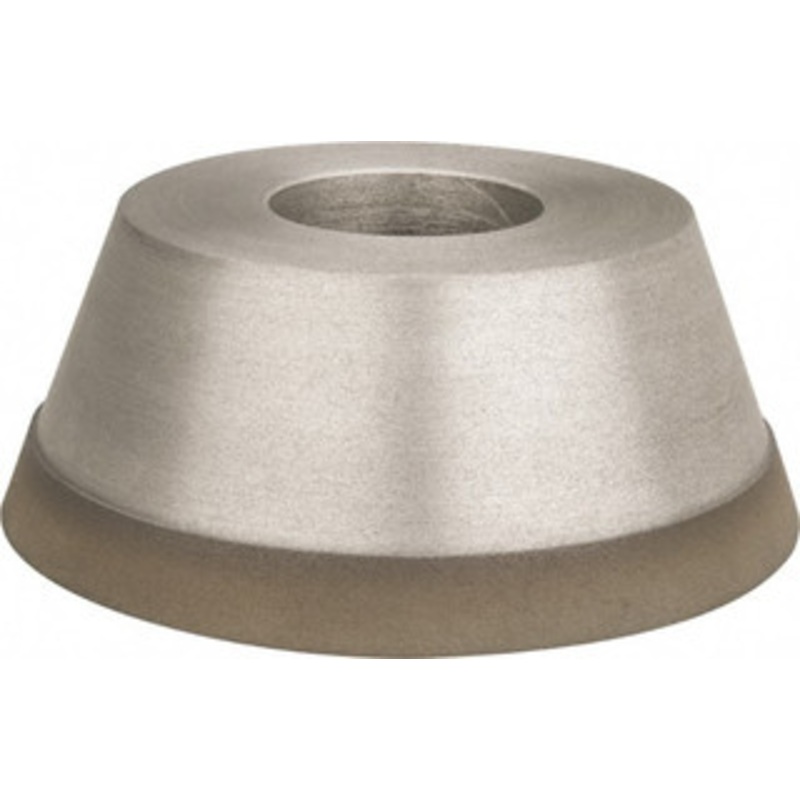 Made in USA 3-3/4 Diam, 1-1/4 Hole Size, 1-1/2 Overall Thickness, 220 Grit, Type 11 Tool & Cutter Grinding Wheel Very Fine Grade, Diamond 03573342 – 03573342