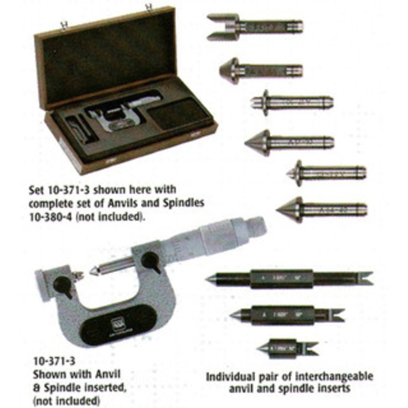 TESA Threadmaster, Interchangeable with Anvil and Spindle Sets – 10-374-7