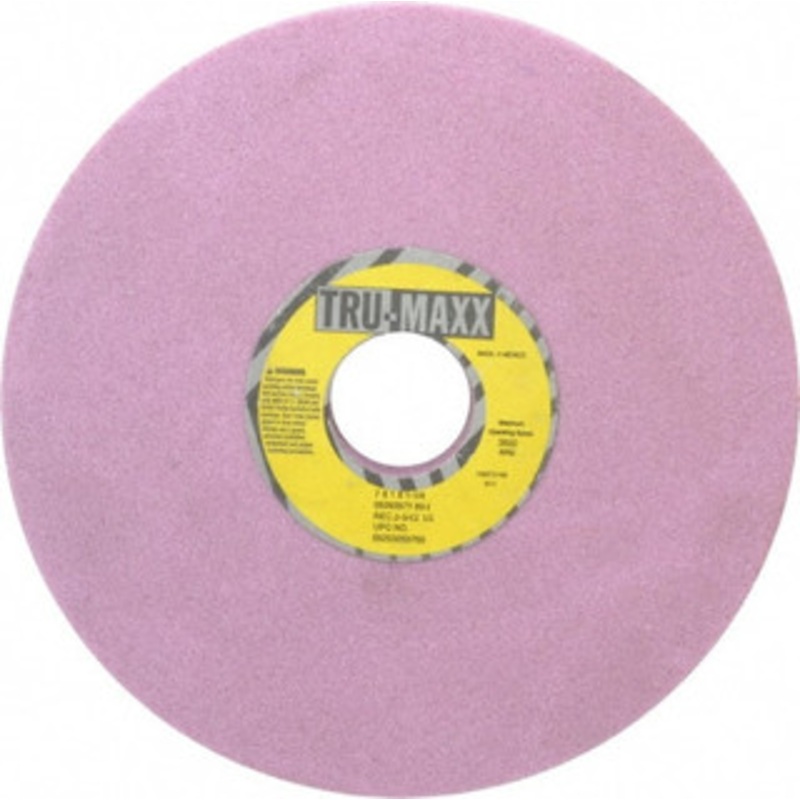 Tru-Maxx 7 Diam x 1-1/4 Hole x 1 Thick, I Hardness, 60 Grit Surface Grinding Wheel Aluminum Oxide, Type 5, Medium Grade, 3,600 Max RPM, Vitrified Bond, One-Side Recess 66253269769 – 06293971