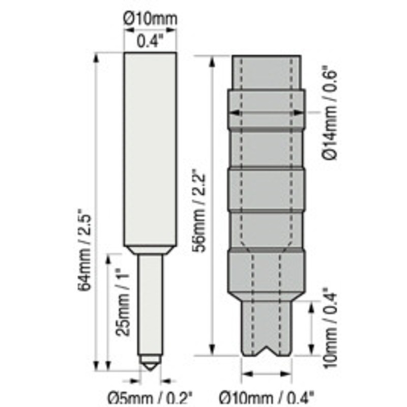 Defelsko N0S Probe for PosiTector 6000 Coating Thickness Gage – 6000-N0S