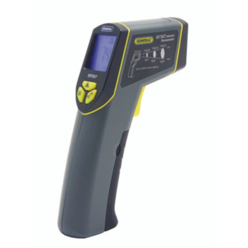 General Tool 12:1 Wide-Range Infrared Thermometer with Star Burst Laser Targeting – IRT657