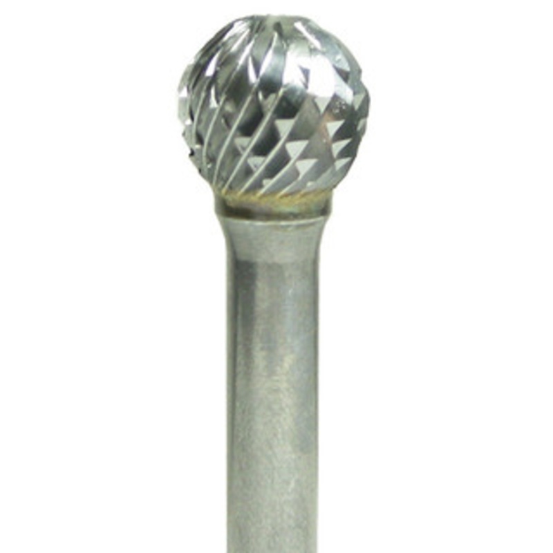 Grobet USA Carbide Ball Bear Bur SD4, 7/16 x 3/8 with 1/4 shank – 32-64602SY