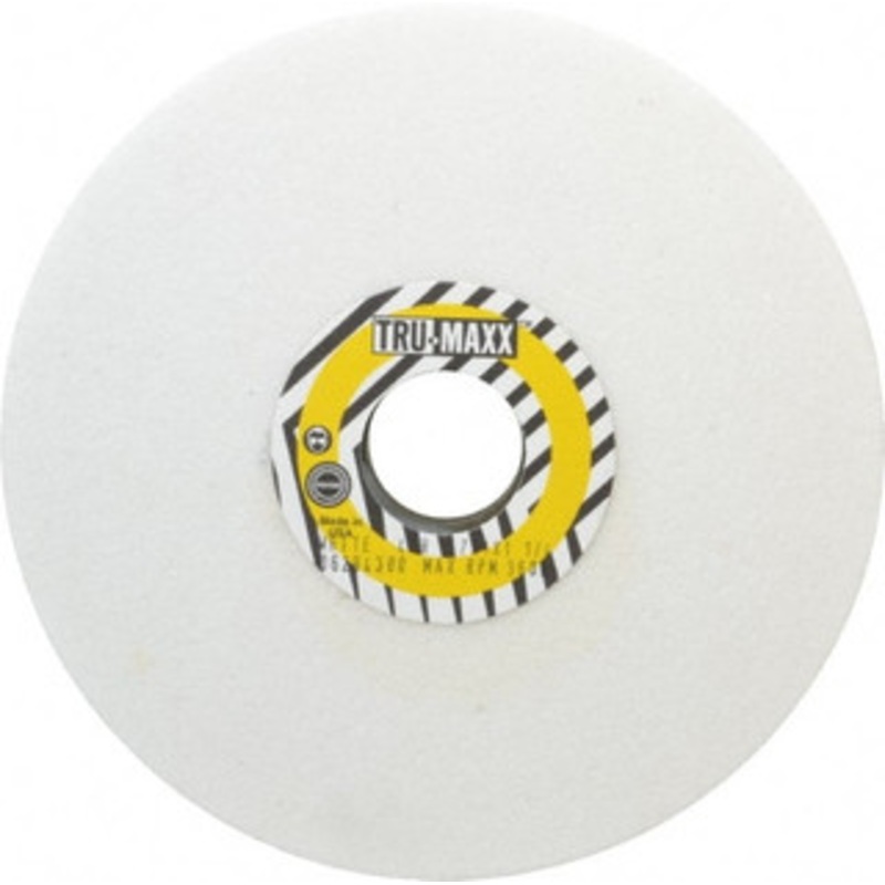 Tru-Maxx 7 Diam x 1-1/4 Hole x 1 Thick, H Hardness, 46 Grit Surface Grinding Wheel Aluminum Oxide, Type 5, Coarse Grade, 3,600 Max RPM, Vitrified Bond, One-Side Recess 66253255419 – 06294300