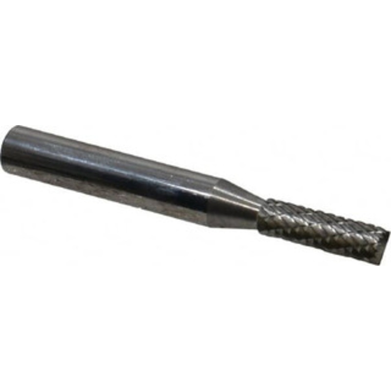 Atrax 3/16 Cut Diam, 1/4 Shank Diam, Carbide Double Cut Cylinder Burr with End Cut End Cut End, 2 OAL, 5/8 LOC SB-14DC-ATX – 85285849