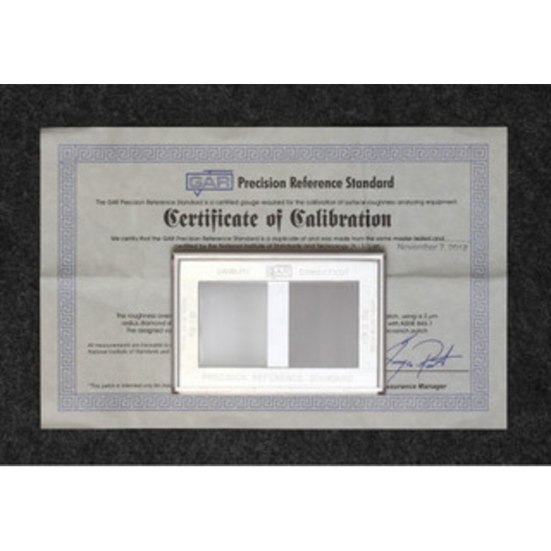 GAR Precision Reference Standard PRS with NIST Certificate – 30-696-9