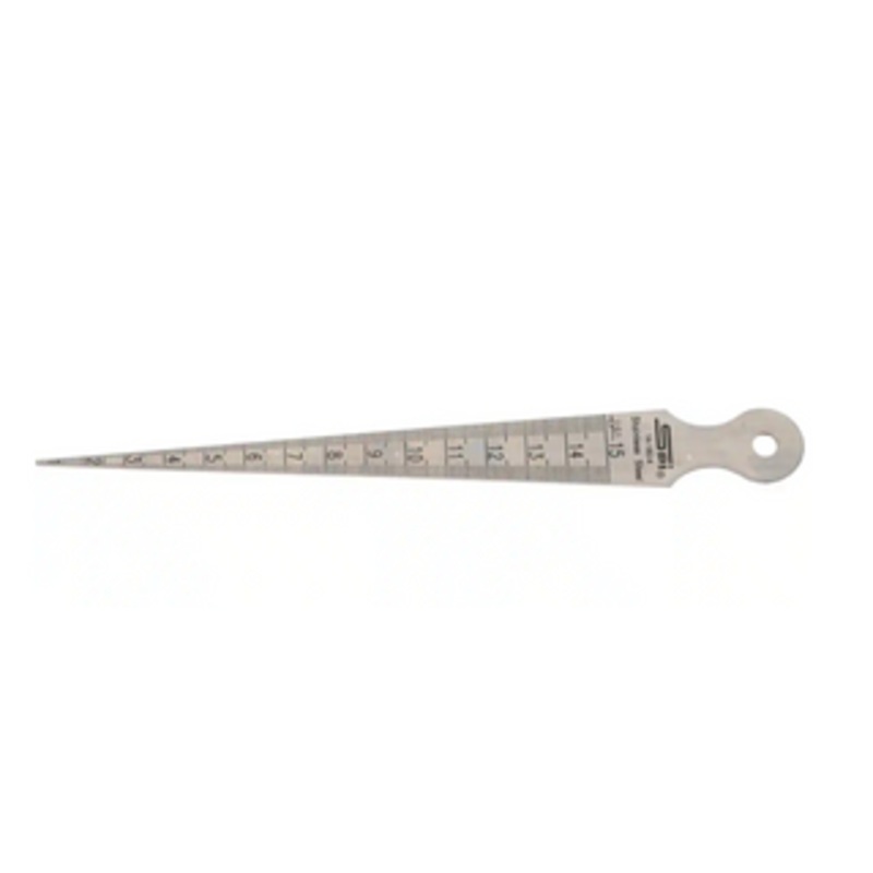 SPI Taper Gage 1/32 to 5/8 Measurement, 1 Leaf Taper Gage – 14-180-4