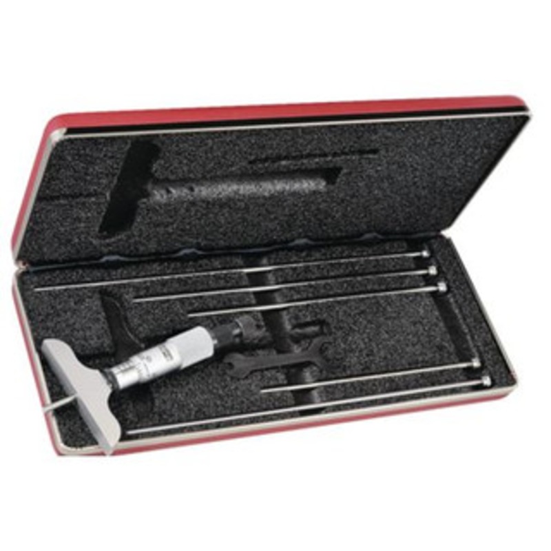 Starrett 440Z-6RL Depth Micrometer 0-6 with 2-1/2 Base – 440Z-6RL