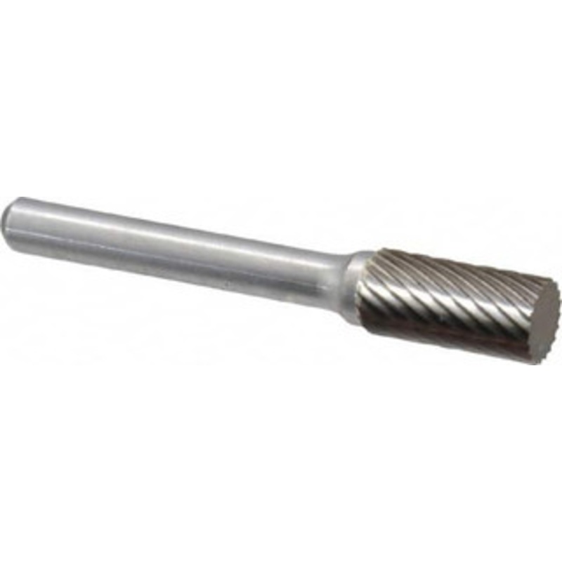 Atrax 3/8 Cut Diam, 1/4 Shank Diam, Carbide Single Cut Cylinder Burr Flat End, 2-1/2 OAL, 3/4 LOC SA-3SC-ATX – 85285229