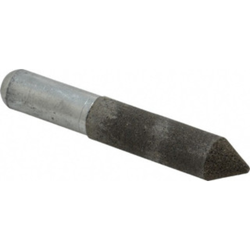 Grier Abrasive 1/2 Diam 150 Grit 60 Included Angle Center Lap Aluminum Oxide, Very Fine Grade, Extra Hard Density, Shank Mounted W189L-G-27699 – 09193889