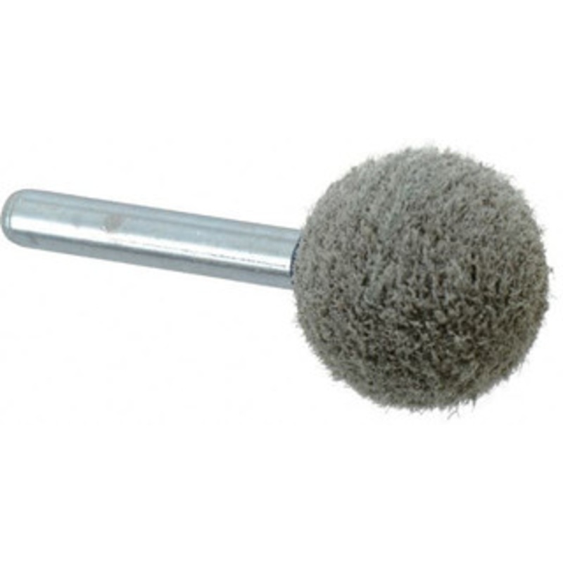 Grier Abrasive 1 Head Diam x 1 Thickness, A25, Ball End, Aluminum Oxide Mounted Point Green-Gray, Medium Grade, 35,620 RPM A25-N3-17833 – 04692794