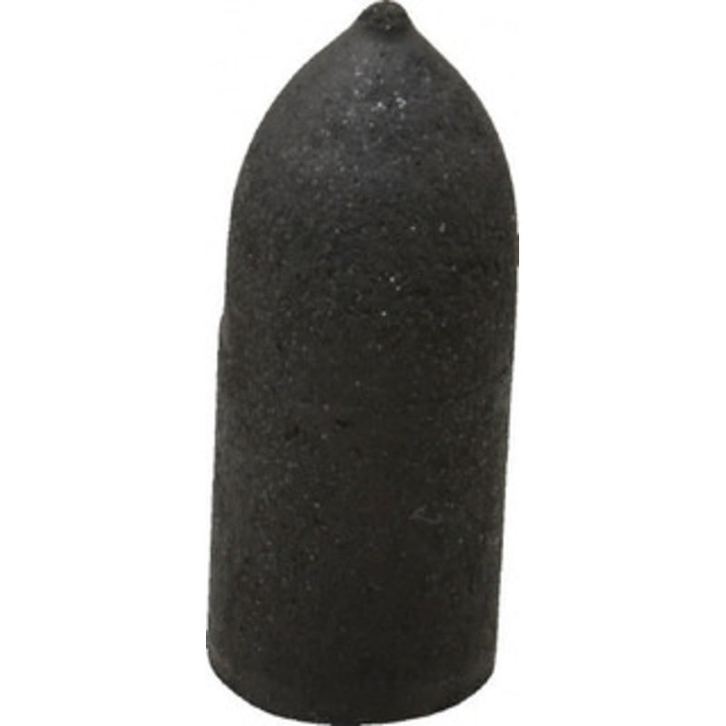 Made in USA 3/8 Max Diam x 1 Long, Cone, Rubberized Point Medium Grade, Silicon Carbide, 1/8 Arbor Hole, Unmounted 110-M SPI – 73148744