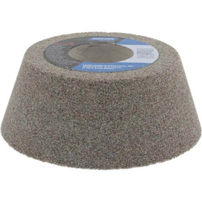 Norton 4 Diam, 1-1/4 Hole Size, 1-1/2 Overall Thickness, 60 Grit, Type 11 Tool & Cutter Grinding Wheel Medium Grade, Aluminum Oxide, J Hardness, Vitrified Bond, 5,730 RPM 66243530256 – 05966684