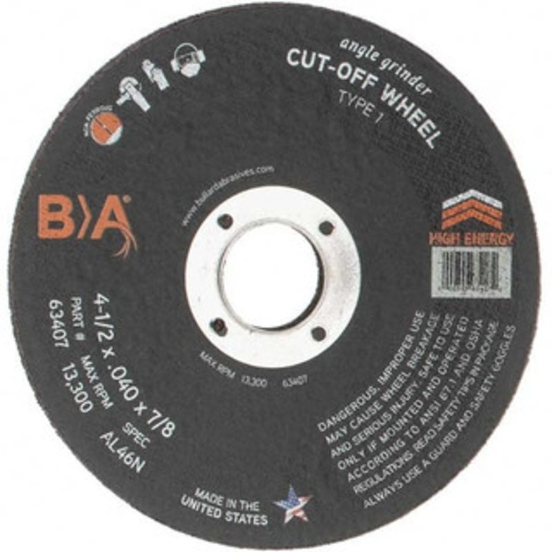 Value Collection 4-1/2 x 0.04, 7/8 Hole Aluminum Oxide Cutoff Wheel 17,000 Max RPM BD-KP10342 – 43577501
