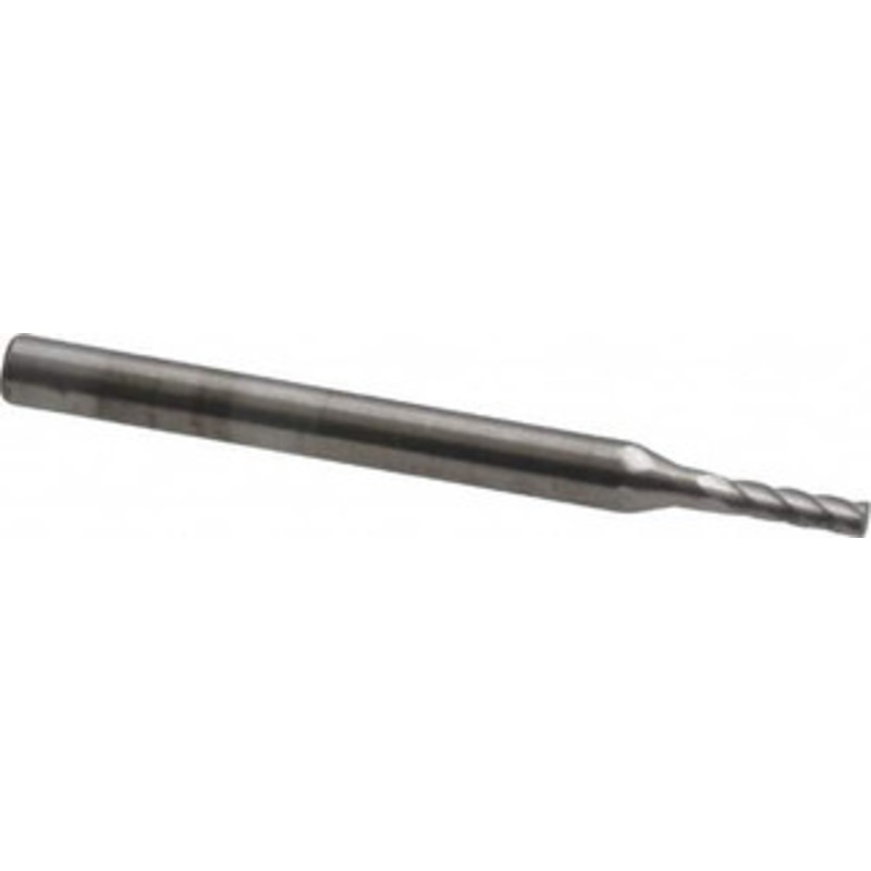 Atrax 1/16 Cut Diam, 1/8 Shank Diam, Carbide Single Cut Cylinder Burr Flat End, 1-1/2 OAL, 1/4 LOC SA-41SC-ATX – 85282200