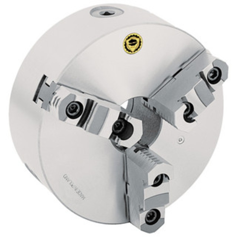 Bison 3-Jaw Self-Centering Scroll Chucks, Plain Back #3205