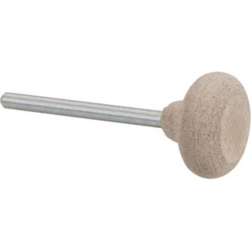 Cratex 3/4 Head Diam x 5/16 Thickness, B61, Wheel Radius Edge End, Aluminum Oxide Mounted Point Fine Grade, 120 Grit, 17,400 RPM B61A120CXG18 – 67186866