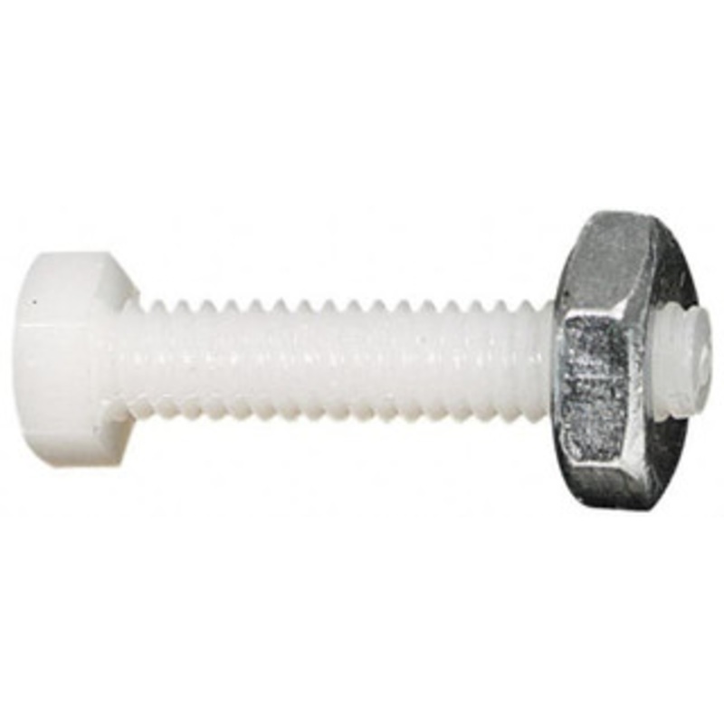 Destaco 5/16-18 Carbon Steel Hex Head Tip Clamp Spindle Assembly 63.5mm Thread Length, 69.09mm OAL, Flat Tip Cap, 1/2 Tip Surface Diam, Use with Straight-Line Action Clamps 207203 – 64139827