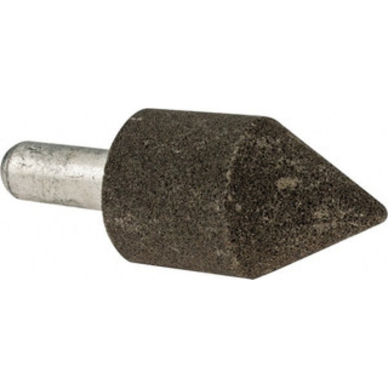 Grier Abrasive 1-1/4 Diam 150 Grit 60 Included Angle Center Lap Aluminum Oxide, Very Fine Grade, Extra Hard Density, Shank Mounted W232L-G-27703 – 09193962