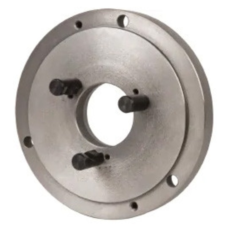 Interstate Chuck Adapter for 3-Jaw Self-Centering Plain Back Chucks, D Series for Camlock Spindles, 8 dia. D1-4 – 34-736-9