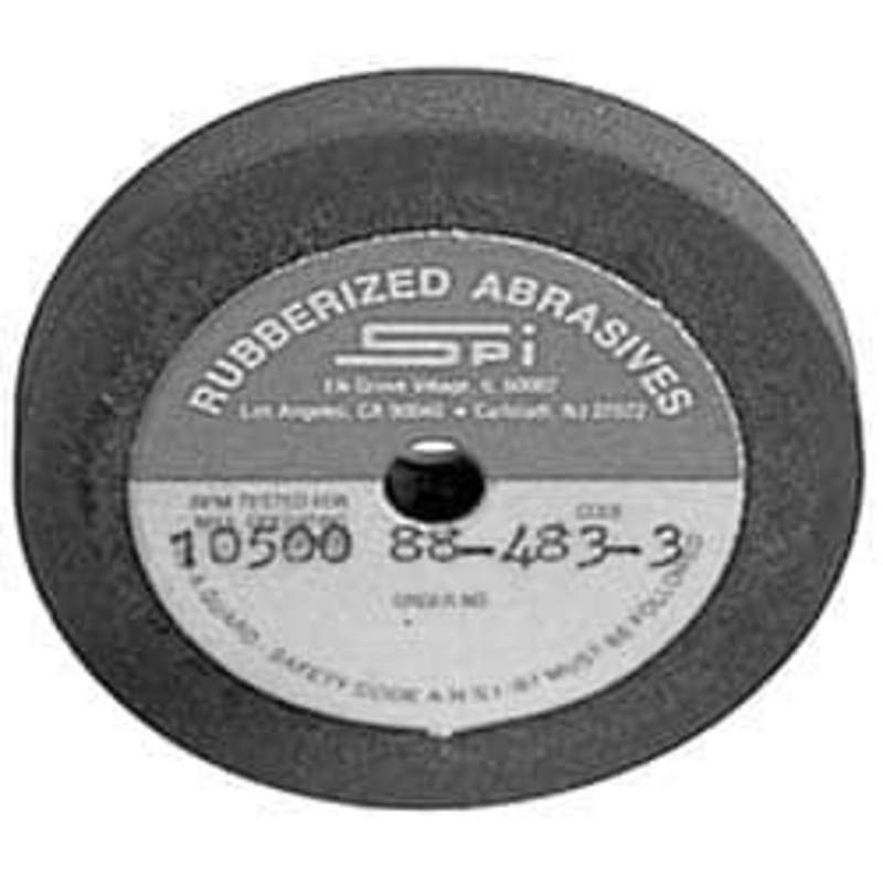 Made in USA 2-1/2 Diam x 1/4 Hole x 3/4 Thick, 46 Grit Surface Grinding Wheel Aluminum Oxide/Silicon Carbide Blend, Coarse Grade, 8,300 Max RPM 258-C SPI – 73150831