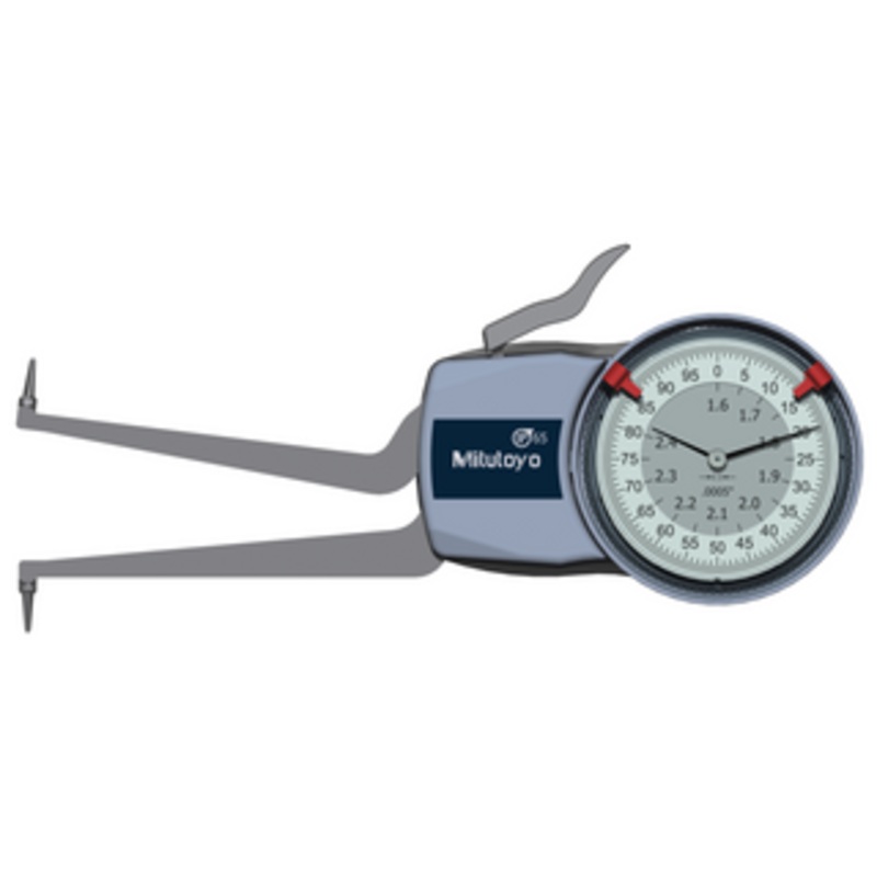 Mitutoyo Dial Caliper Gage Internal Type – Series 209, 1.6 – 2.4 Range – 209-356