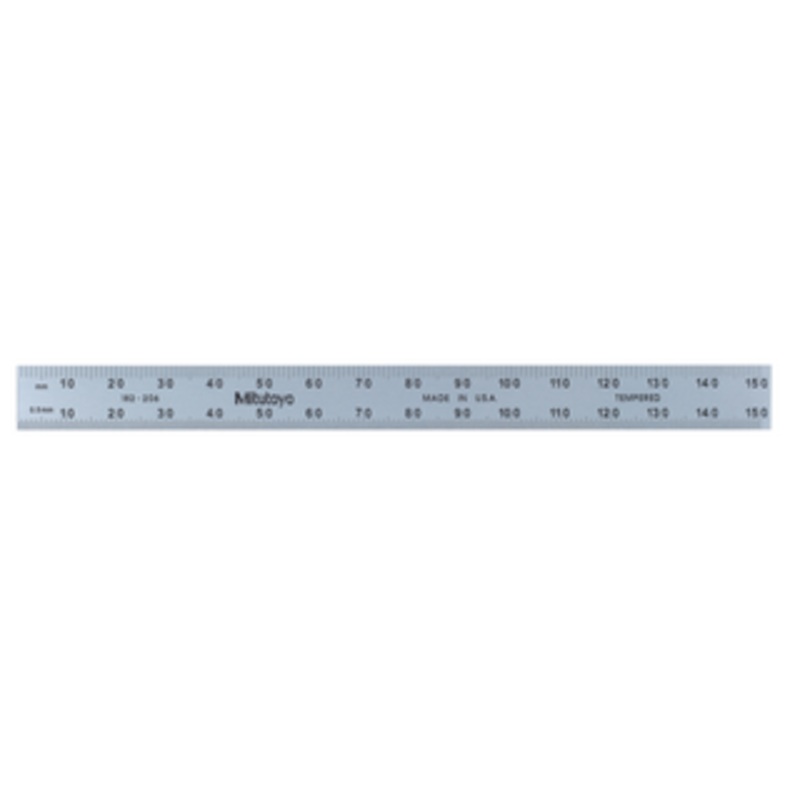 Mitutoyo Steel Rule, Fully-Flexible, 150mm/6 – 182-206