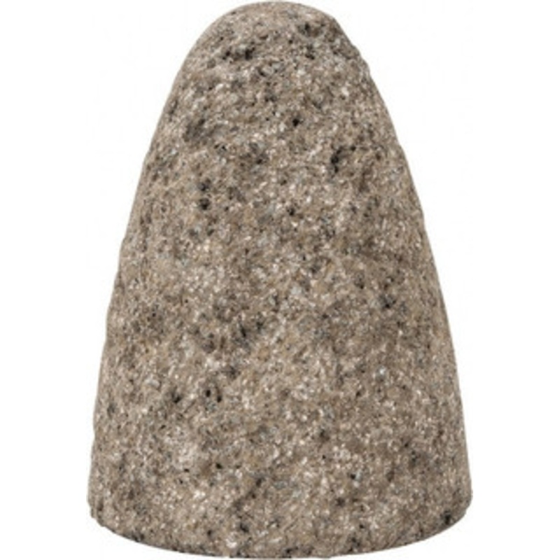 Norton Type 16, 2-3/4 Max Diam, 3-1/2 Head Thickness, 16 Grit Cone Zirconia Alumina, Very Coarse Grade, 5/8-11 Shank Thread 66253344383 – 89951453