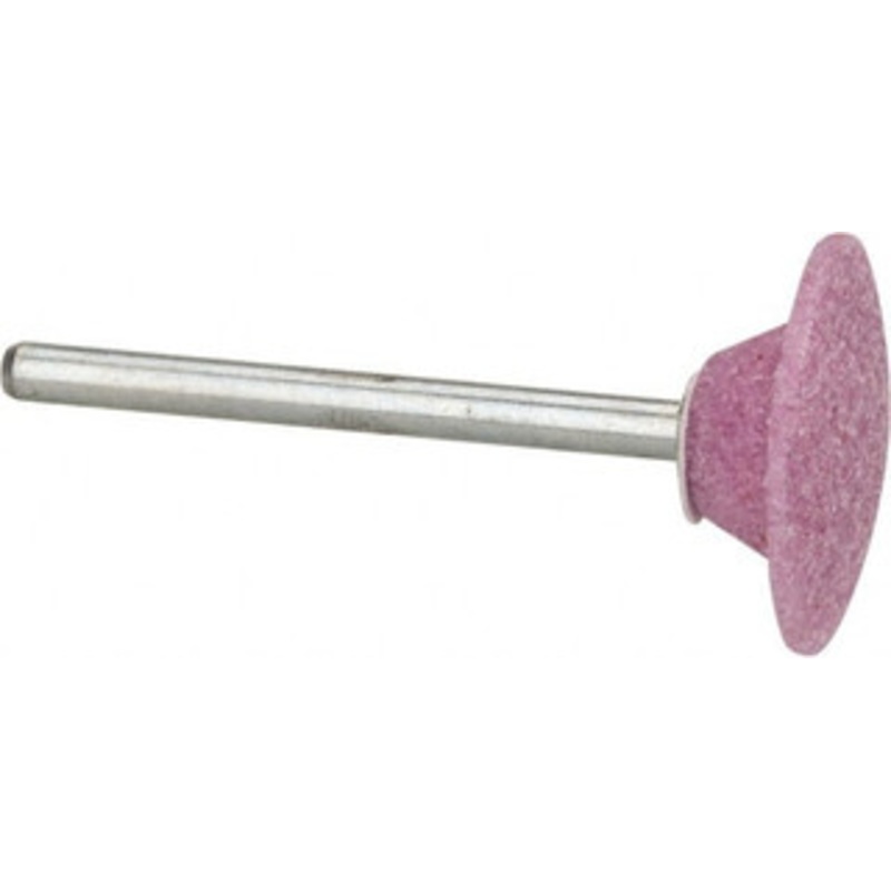Tru-Maxx 3/4 Head Diam x 1/8 Thickness, B70, Mushroom End, Aluminum Oxide Mounted Point Pink, Medium Grade, 60 Grit, 84,720 RPM 66253291872 – 89678411
