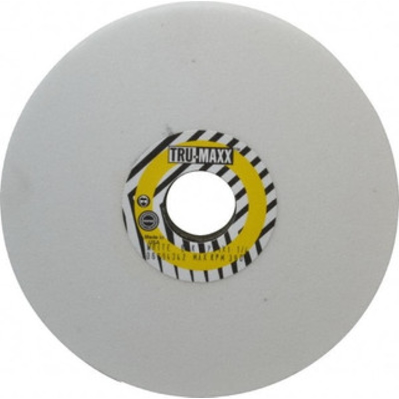 Tru-Maxx 7 Diam x 1-1/4 Hole x 1 Thick, K Hardness, 60 Grit Surface Grinding Wheel Aluminum Oxide, Type 5, Medium Grade, 3,600 Max RPM, Vitrified Bond, One-Side Recess 66253269771 – 06294342